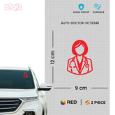 Doctor Sticker for Car & Bike Awareness